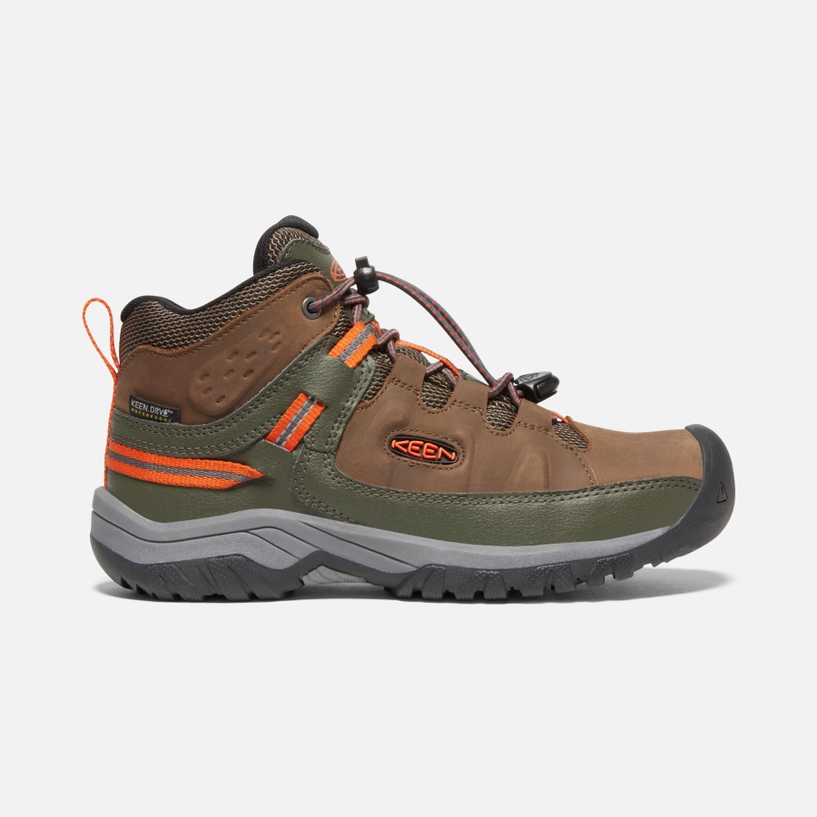 Dark Earth-forest Night Keen Wasserdichter Targhee-Stiefel Für Große Kinder